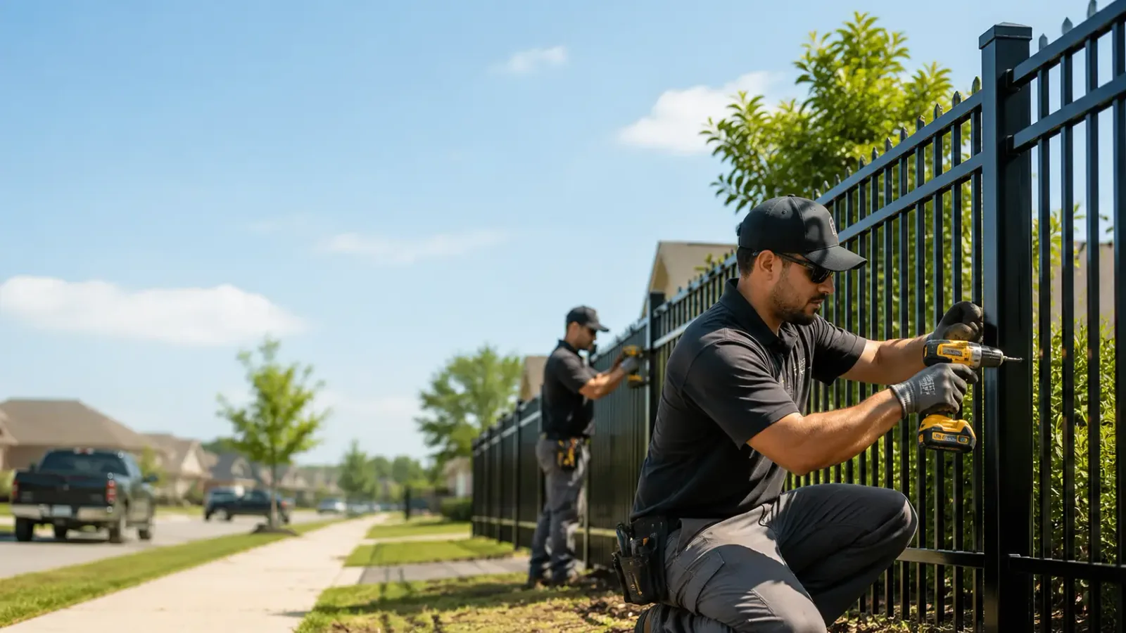 Metal Fence Installation in Tampa, KS